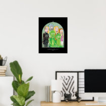 Rick and Morty Family Graphic Poster