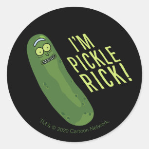 RICK AND MORTY™   Flip The Pickle Classic Round Sticker