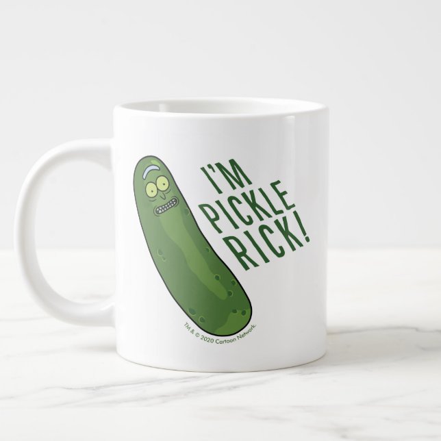RICK AND MORTY™ | Flip The Pickle Giant Coffee Mug (Left)
