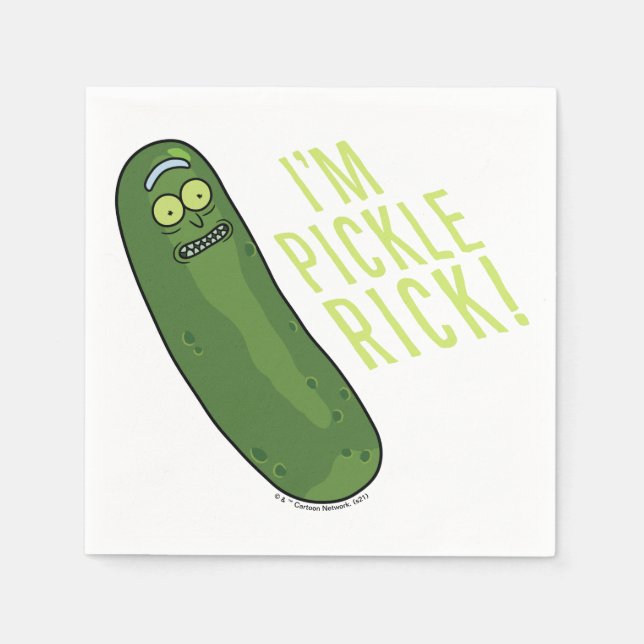 RICK AND MORTY™ | Flip The Pickle Napkins (Front)