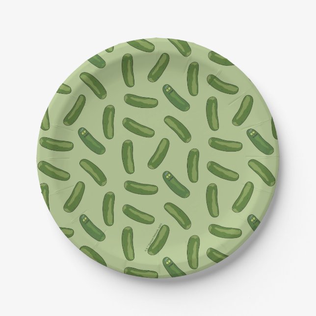 RICK AND MORTY™ | Flip The Pickle Paper Plates (Front)