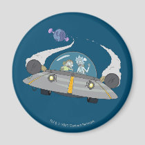 RICK AND MORTY™ | Flying Off In Space Ship Magnet