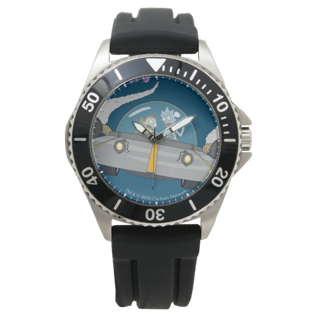 RICK AND MORTY™ | Flying Off In Space Ship Watch (Front)