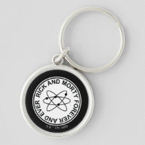 Rick and Morty Forever and Ever Atomic Badge Keychain