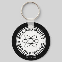 Rick and Morty Forever and Ever Atomic Badge Keychain
