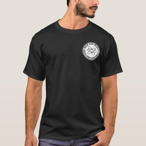 Rick and Morty Forever and Ever Atomic Badge T_Shirt