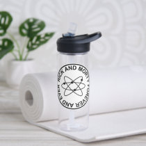 Rick and Morty Forever and Ever Atomic Badge Water Bottle