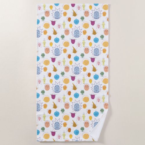 RICK AND MORTY  Get Schwifty Beach Towel