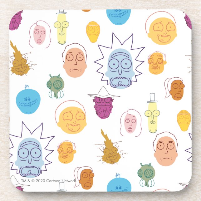 RICK AND MORTY™ | Get Schwifty Beverage Coaster (Front)