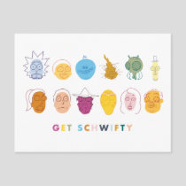 RICK AND MORTY™ | Get Schwifty Invitation Postcard