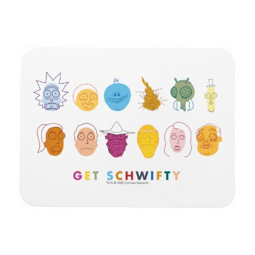 RICK AND MORTY  Get Schwifty Magnet