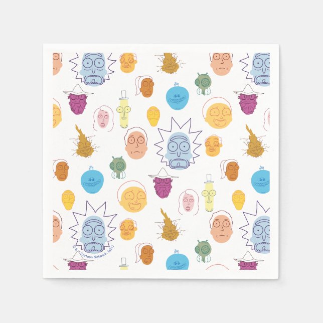 RICK AND MORTY™ | Get Schwifty Napkins (Front)