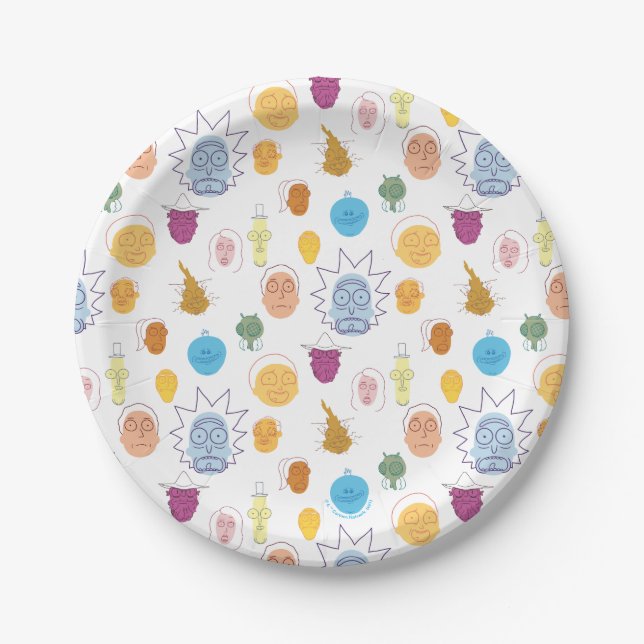 RICK AND MORTY™ | Get Schwifty Paper Plates (Front)