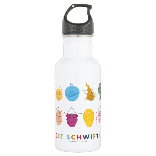 RICK AND MORTY  Get Schwifty Stainless Steel Water Bottle