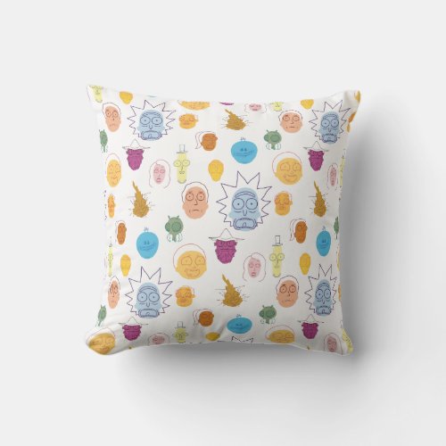 RICK AND MORTY  Get Schwifty Throw Pillow