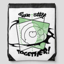 RICK AND MORTY™ | Get Your S#!t Together! Drawstring Bag