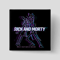 RICK AND MORTY™ | Glitched Rick And Morty Button