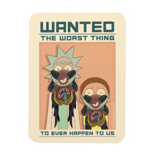 RICK AND MORTY  Glorzo Wanted Poster Magnet