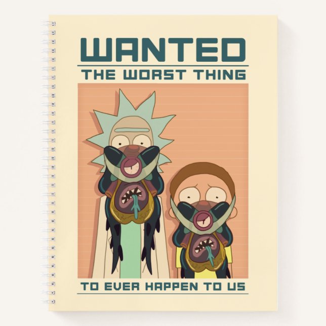RICK AND MORTY™ | Glorzo Wanted Poster Notebook (Front)