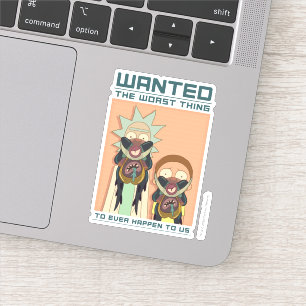 RICK AND MORTY™ Glorzo Wanted Poster Sticker