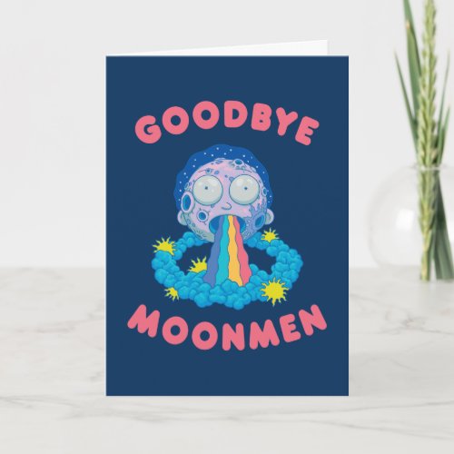 RICK AND MORTYâ  Goodbye Moonmen Card
