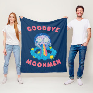 RICK AND MORTY™ Goodbye Moonmen Fleece Blanket