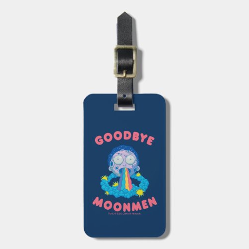 RICK AND MORTY  Goodbye Moonmen Luggage Tag