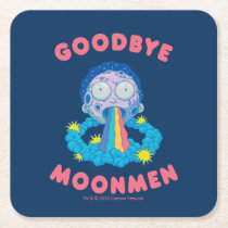 RICK AND MORTY™ | Goodbye Moonmen Square Paper Coaster