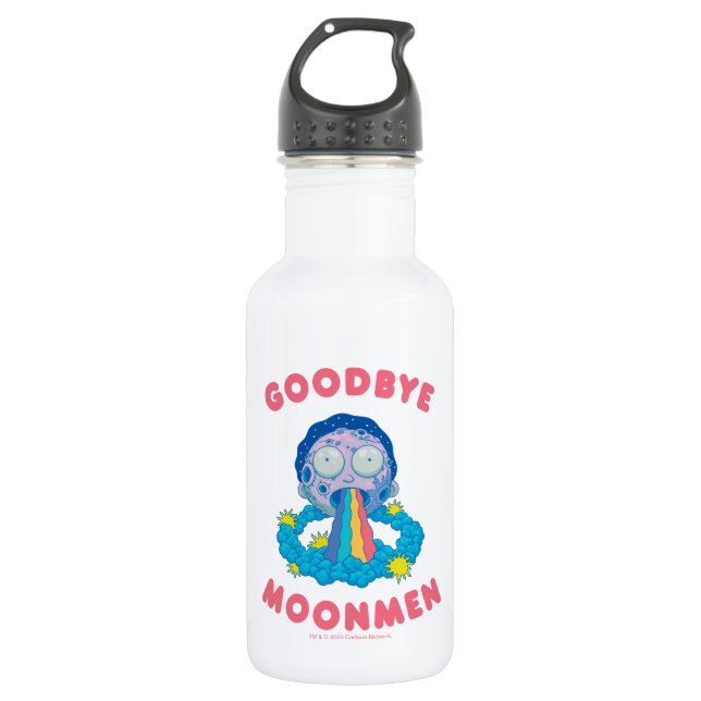 RICK AND MORTY™ | Goodbye Moonmen Stainless Steel Water Bottle (Front)