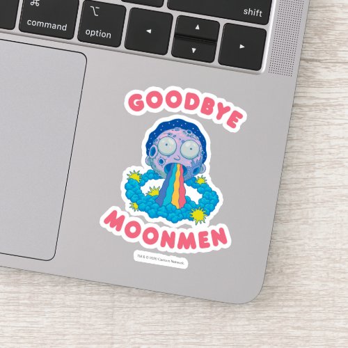 RICK AND MORTYâ  Goodbye Moonmen Sticker