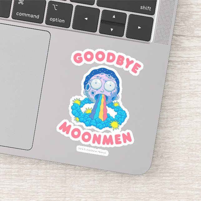 RICK AND MORTY™ | Goodbye Moonmen Sticker (Detail)