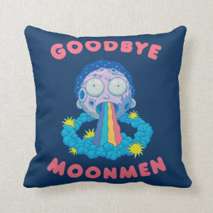 RICK AND MORTY™ Goodbye Moonmen Throw Pillow