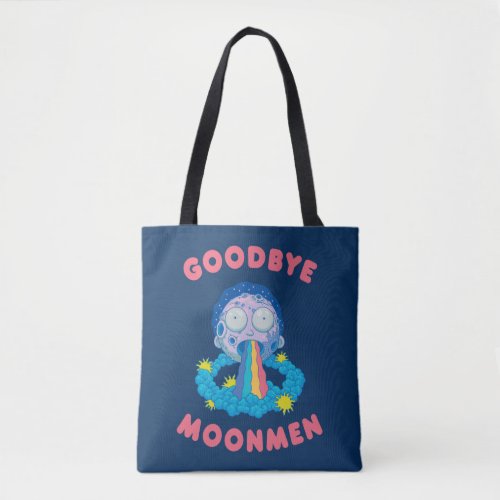 RICK AND MORTY  Goodbye Moonmen Tote Bag