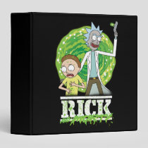 RICK AND MORTY™ | Green Splash 3 Ring Binder