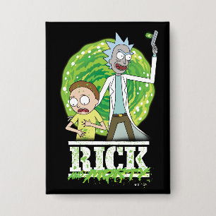 RICK AND MORTY™ Green Splash Button