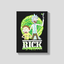 RICK AND MORTY™ | Green Splash Canvas Print