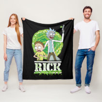 RICK AND MORTY™ | Green Splash Fleece Blanket