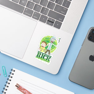 RICK AND MORTY™ Green Splash Sticker