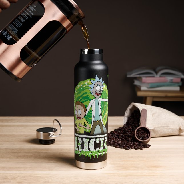 RICK AND MORTY™ | Green Splash Water Bottle (Coffee)