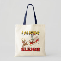 Rick and Morty | I Always Sleigh Tote Bag