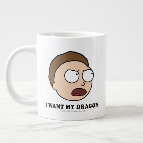 RICK AND MORTY  I Want My Dragon Giant Coffee Mug
