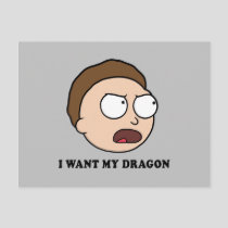 RICK AND MORTY™ | I Want My Dragon Invitation Postcard
