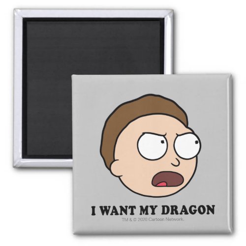 RICK AND MORTY  I Want My Dragon Magnet