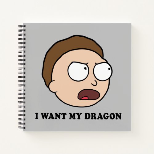 RICK AND MORTY  I Want My Dragon Notebook
