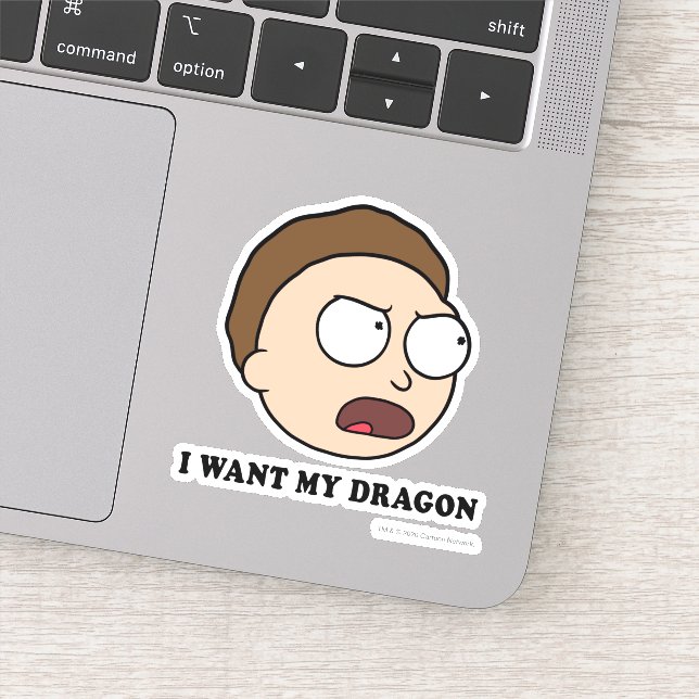 RICK AND MORTY™ | I Want My Dragon Sticker (Detail)
