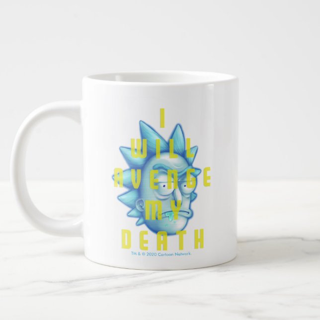 RICK AND MORTY™ | I Will Avenge My Death Giant Coffee Mug (Left)