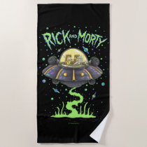 RICK AND MORTY™ | Illustrated Space Flight Graphic Beach Towel