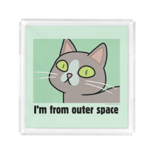 RICK AND MORTY™ I'm From Outer Space Acrylic Tray