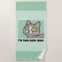 RICK AND MORTY™ | I'm From Outer Space Beach Towel