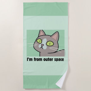 RICK AND MORTY™ I'm From Outer Space Beach Towel